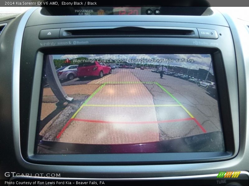 Ebony Black / Black 2014 Kia Sorento EX V6 AWD