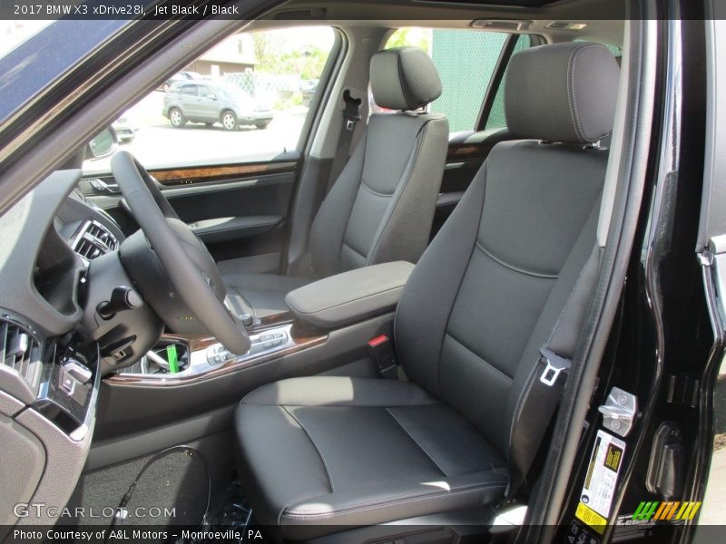 Jet Black / Black 2017 BMW X3 xDrive28i