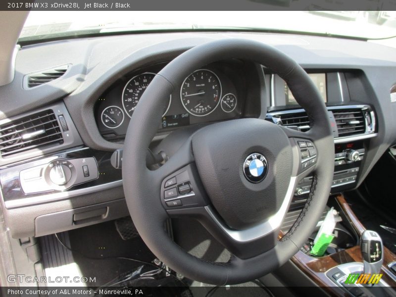 Jet Black / Black 2017 BMW X3 xDrive28i