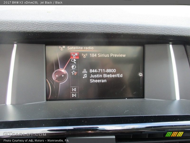 Jet Black / Black 2017 BMW X3 xDrive28i