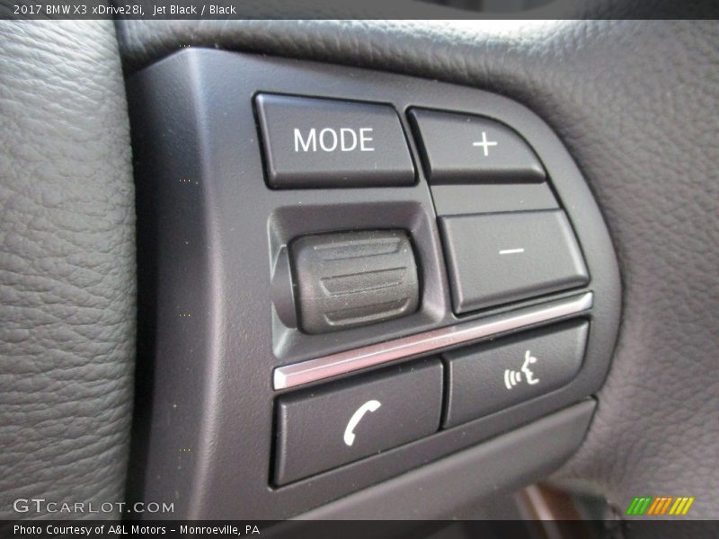 Jet Black / Black 2017 BMW X3 xDrive28i