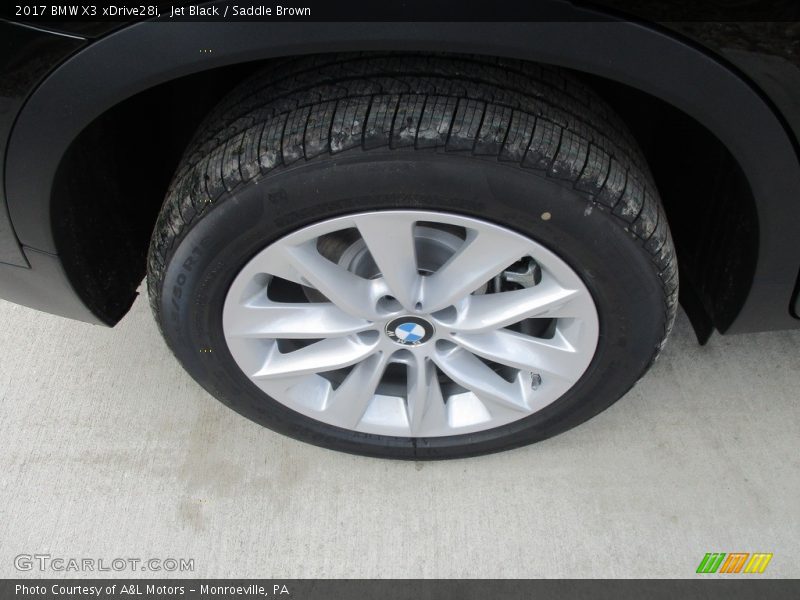 Jet Black / Saddle Brown 2017 BMW X3 xDrive28i