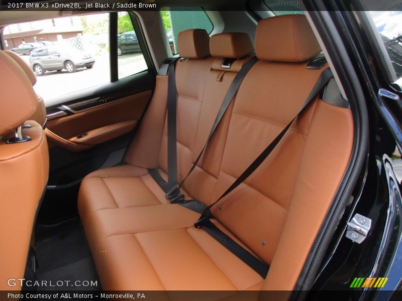 Rear Seat of 2017 X3 xDrive28i