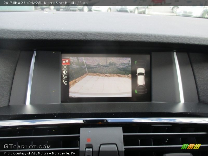 Mineral Silver Metallic / Black 2017 BMW X3 xDrive28i