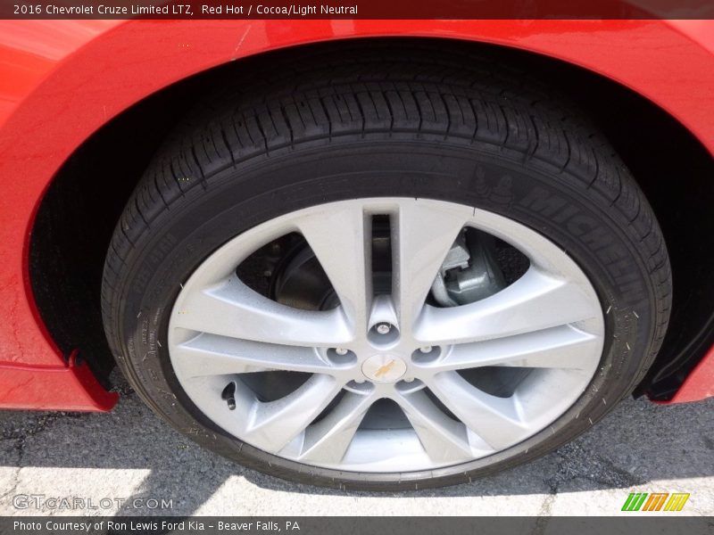 Red Hot / Cocoa/Light Neutral 2016 Chevrolet Cruze Limited LTZ