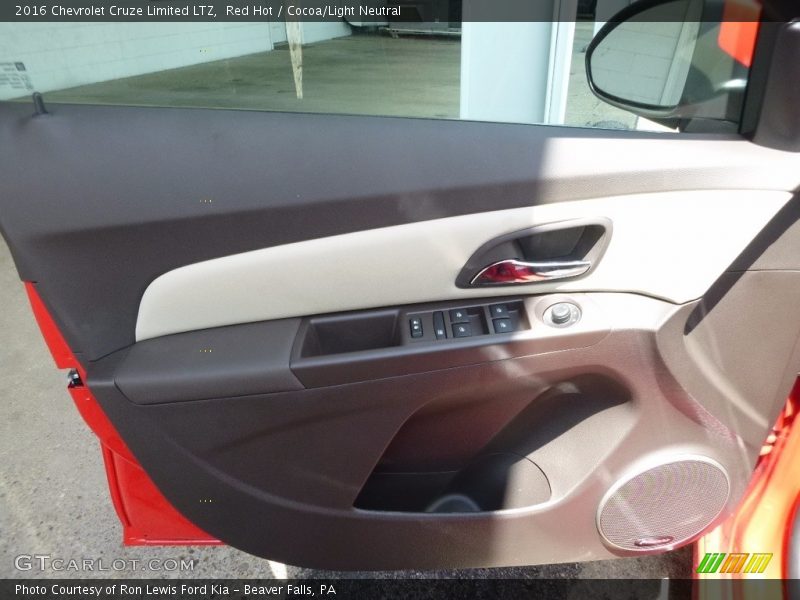Red Hot / Cocoa/Light Neutral 2016 Chevrolet Cruze Limited LTZ