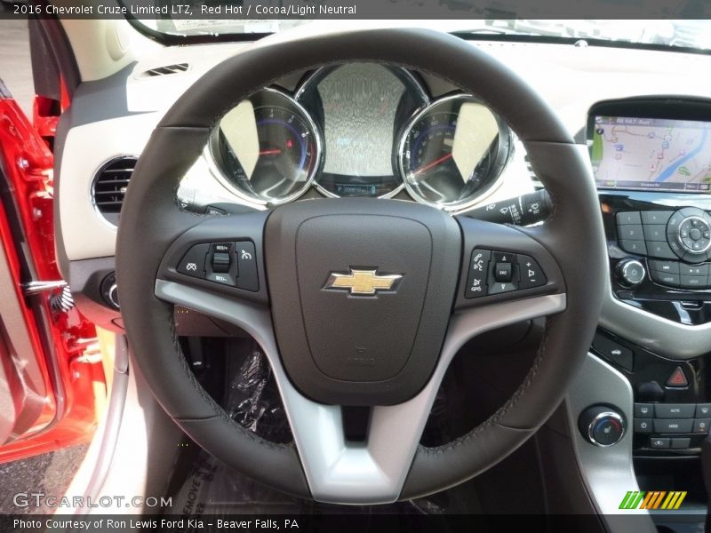 Red Hot / Cocoa/Light Neutral 2016 Chevrolet Cruze Limited LTZ