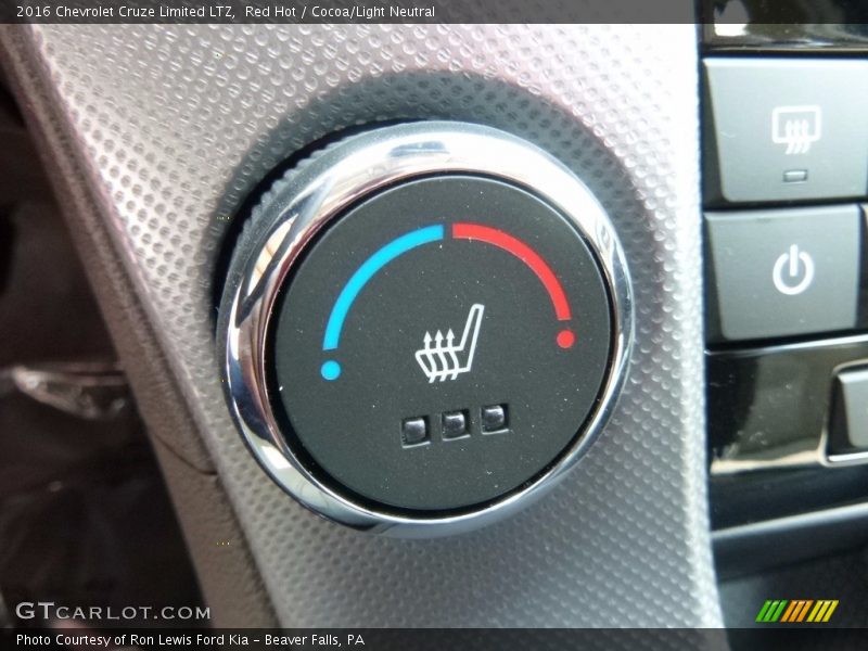 Red Hot / Cocoa/Light Neutral 2016 Chevrolet Cruze Limited LTZ