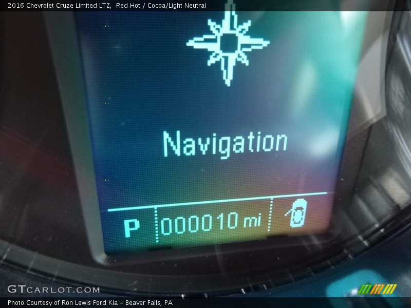 Red Hot / Cocoa/Light Neutral 2016 Chevrolet Cruze Limited LTZ
