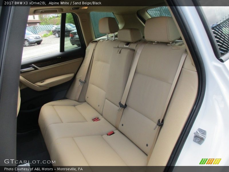 Alpine White / Sand Beige/Black 2017 BMW X3 xDrive28i