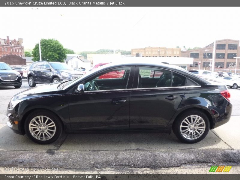 Black Granite Metallic / Jet Black 2016 Chevrolet Cruze Limited ECO