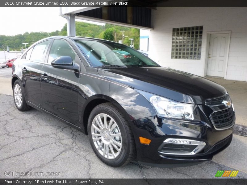 Black Granite Metallic / Jet Black 2016 Chevrolet Cruze Limited ECO
