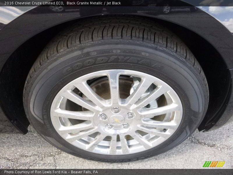 Black Granite Metallic / Jet Black 2016 Chevrolet Cruze Limited ECO