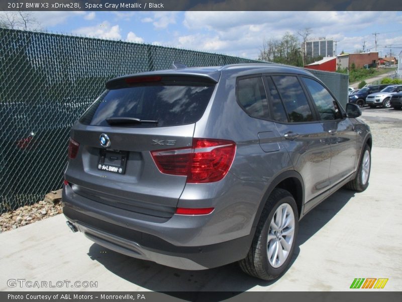 Space Gray Metallic / Black 2017 BMW X3 xDrive28i