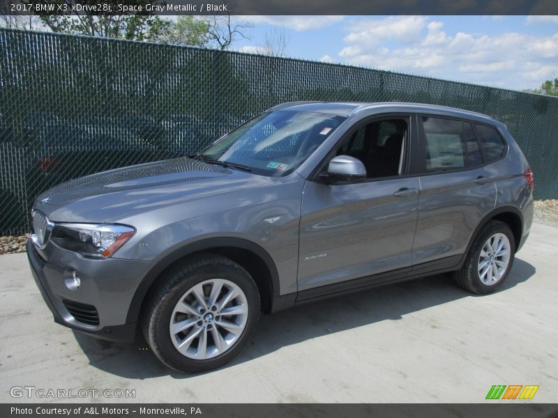 Space Gray Metallic / Black 2017 BMW X3 xDrive28i