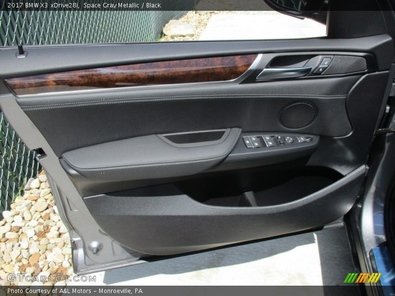 Space Gray Metallic / Black 2017 BMW X3 xDrive28i
