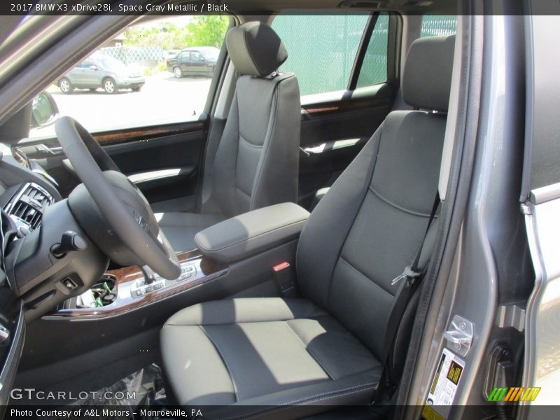 Space Gray Metallic / Black 2017 BMW X3 xDrive28i