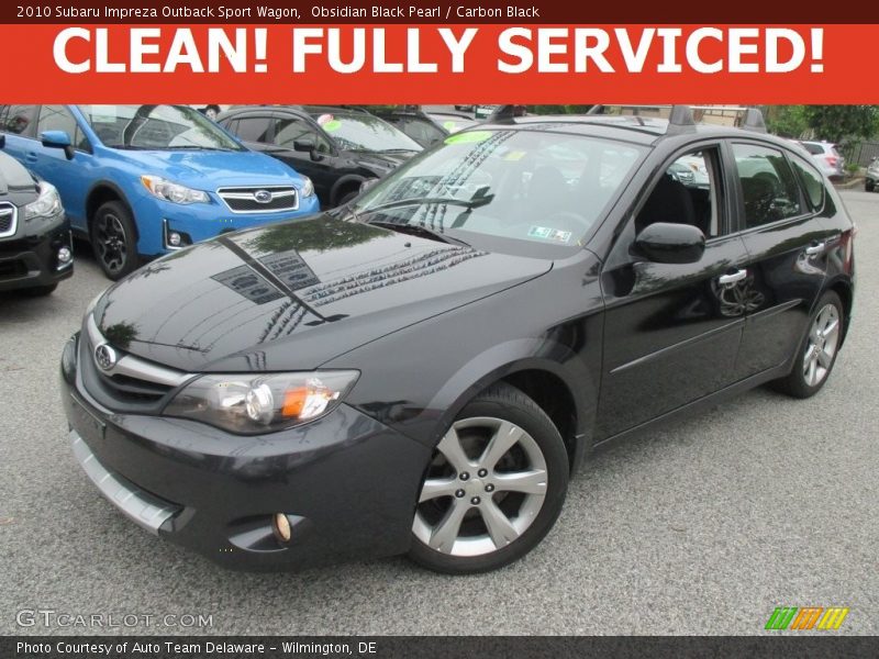 Obsidian Black Pearl / Carbon Black 2010 Subaru Impreza Outback Sport Wagon