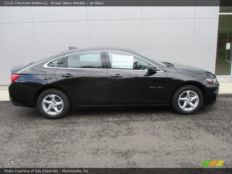 Mosaic Black Metallic / Jet Black 2016 Chevrolet Malibu LS