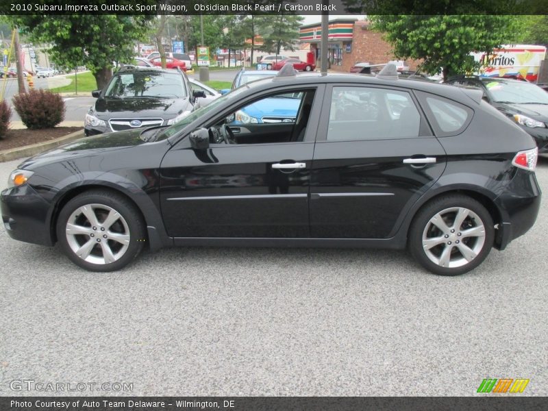 Obsidian Black Pearl / Carbon Black 2010 Subaru Impreza Outback Sport Wagon