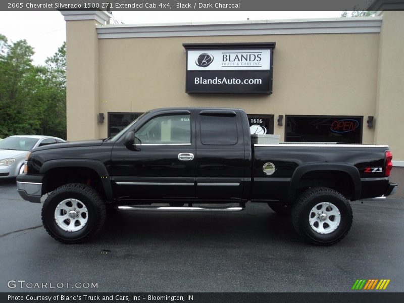 Black / Dark Charcoal 2005 Chevrolet Silverado 1500 Z71 Extended Cab 4x4