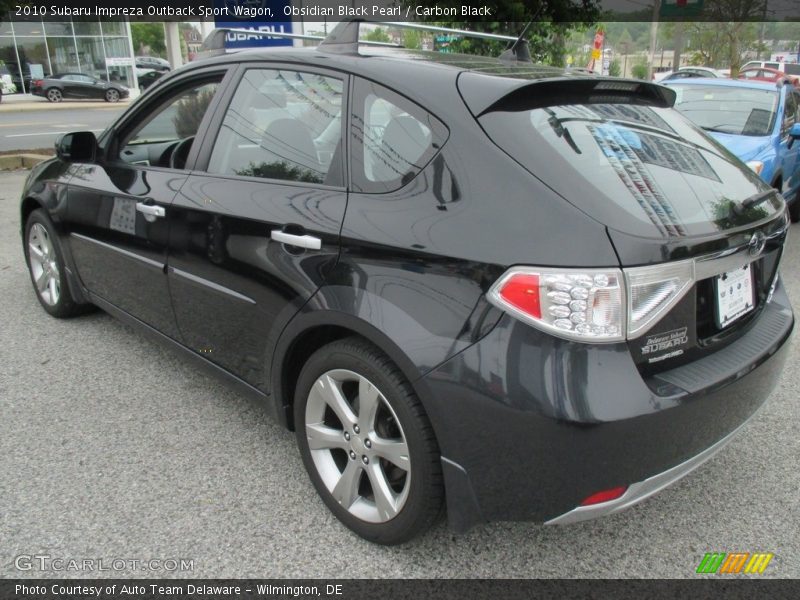 Obsidian Black Pearl / Carbon Black 2010 Subaru Impreza Outback Sport Wagon