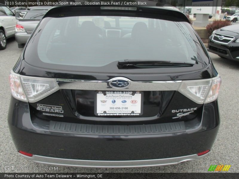 Obsidian Black Pearl / Carbon Black 2010 Subaru Impreza Outback Sport Wagon