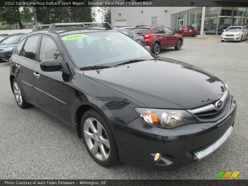 Obsidian Black Pearl / Carbon Black 2010 Subaru Impreza Outback Sport Wagon