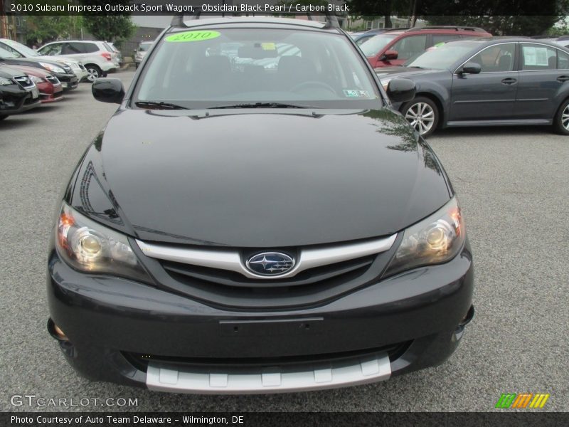 Obsidian Black Pearl / Carbon Black 2010 Subaru Impreza Outback Sport Wagon