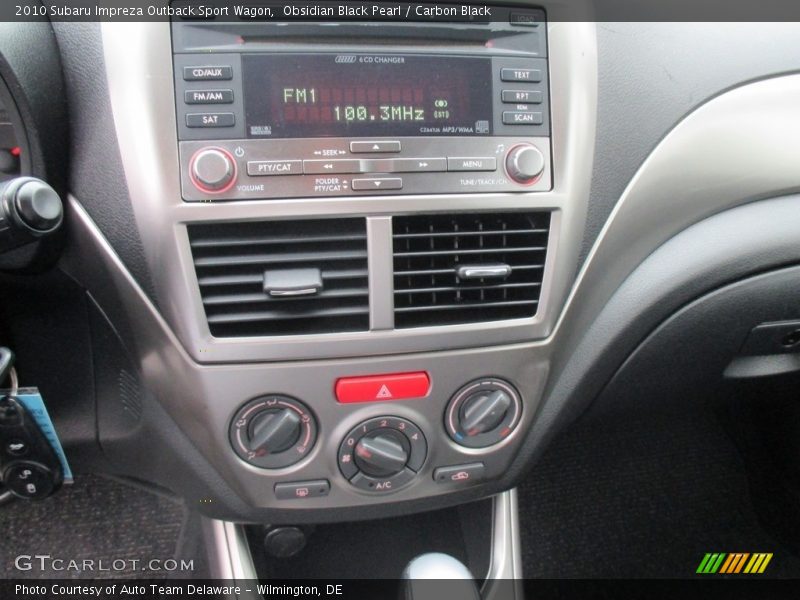 Obsidian Black Pearl / Carbon Black 2010 Subaru Impreza Outback Sport Wagon
