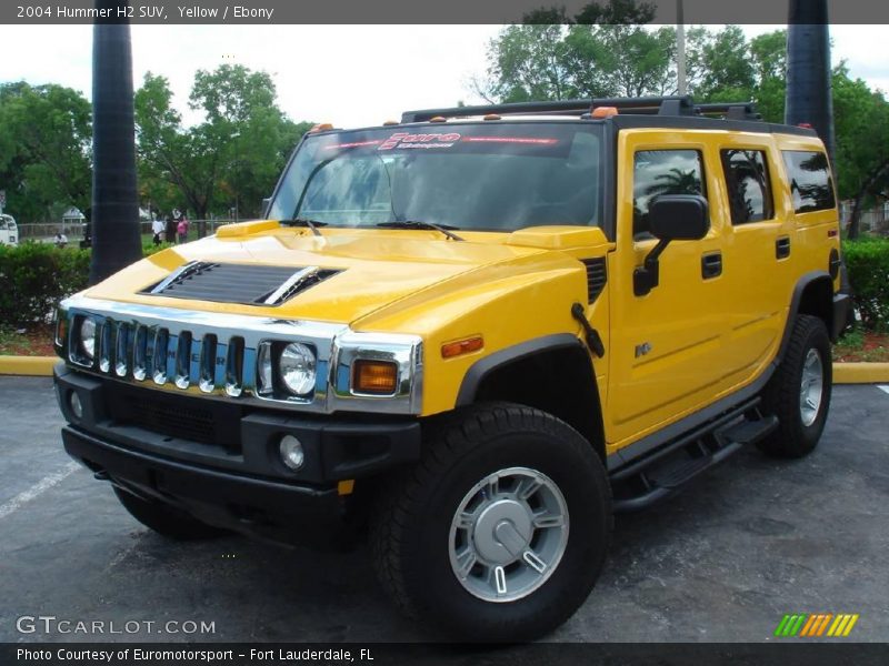 Yellow / Ebony 2004 Hummer H2 SUV