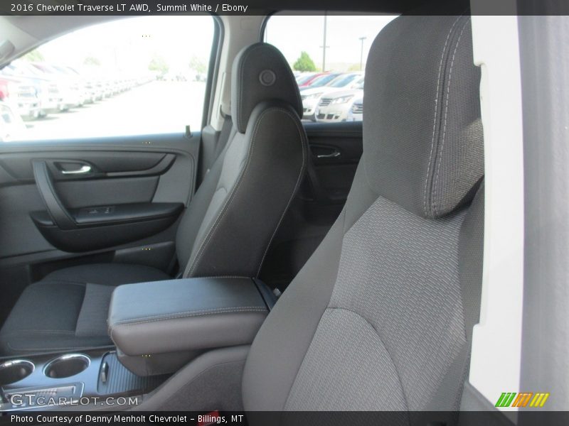 Summit White / Ebony 2016 Chevrolet Traverse LT AWD