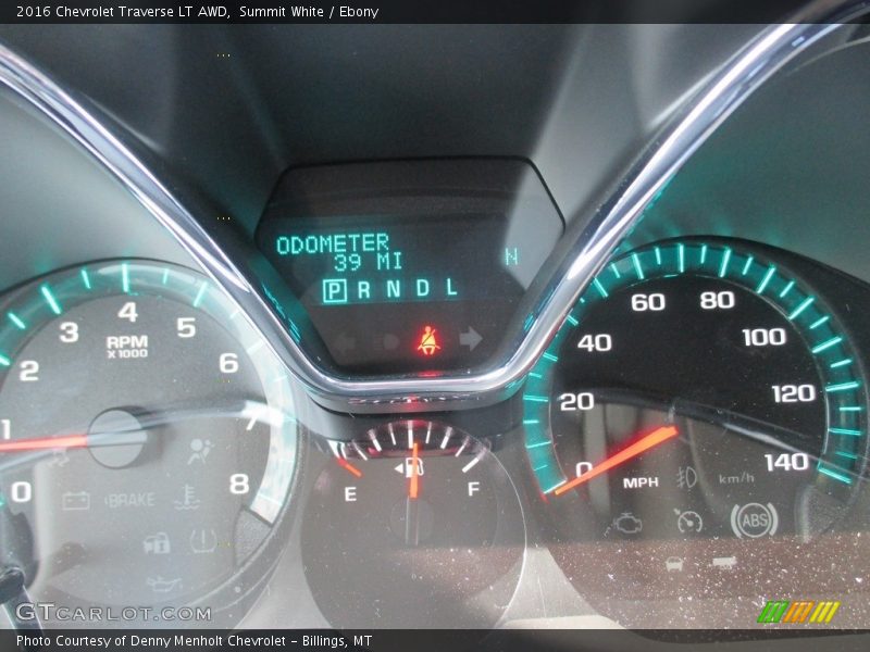 Summit White / Ebony 2016 Chevrolet Traverse LT AWD