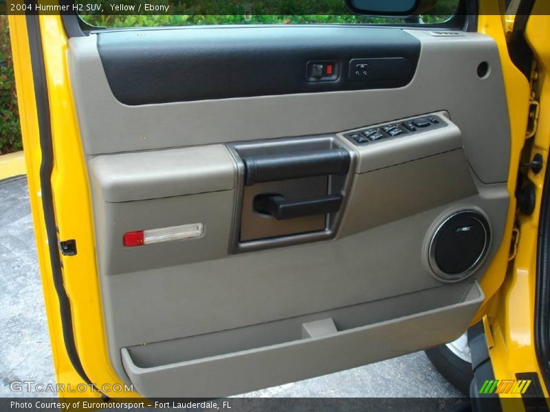 Yellow / Ebony 2004 Hummer H2 SUV