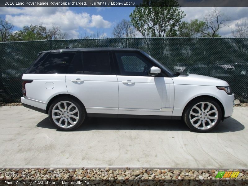 Fuji White / Ebony/Ebony 2016 Land Rover Range Rover Supercharged