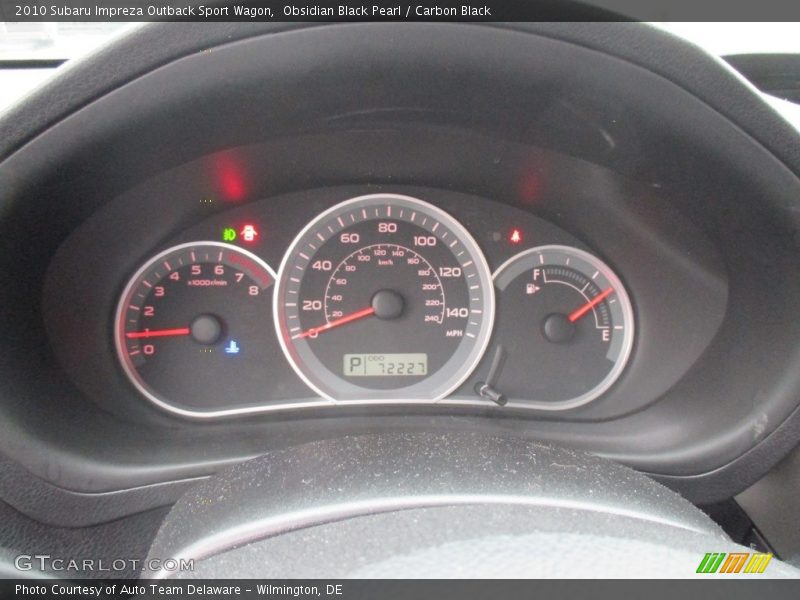Obsidian Black Pearl / Carbon Black 2010 Subaru Impreza Outback Sport Wagon