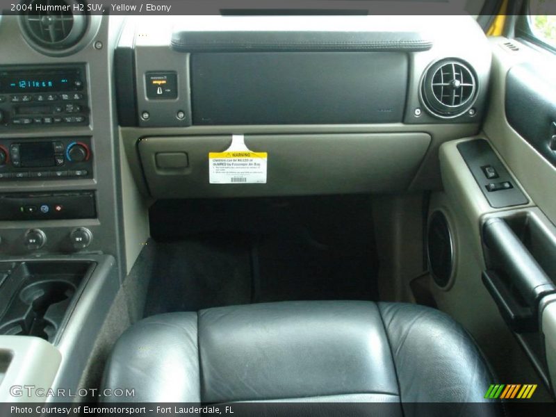 Yellow / Ebony 2004 Hummer H2 SUV