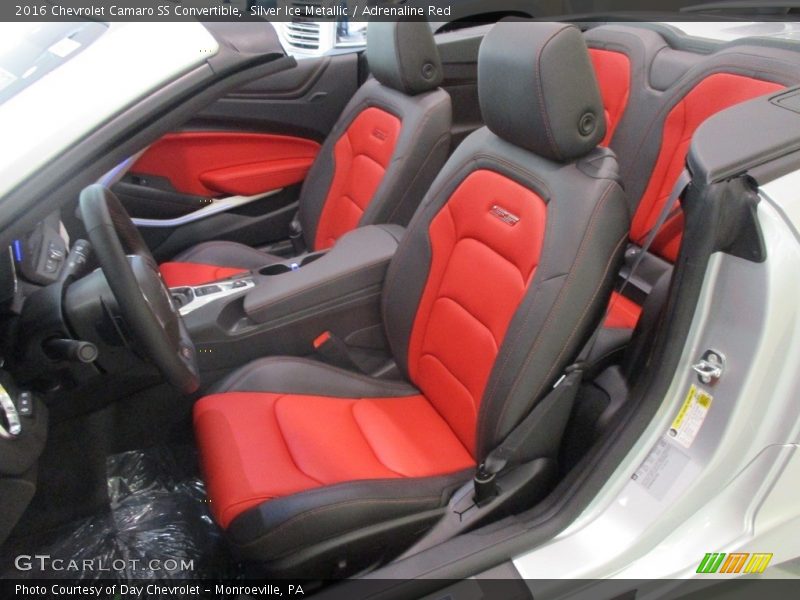 Front Seat of 2016 Camaro SS Convertible