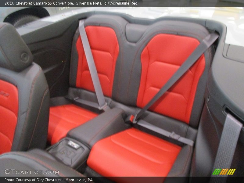 Rear Seat of 2016 Camaro SS Convertible