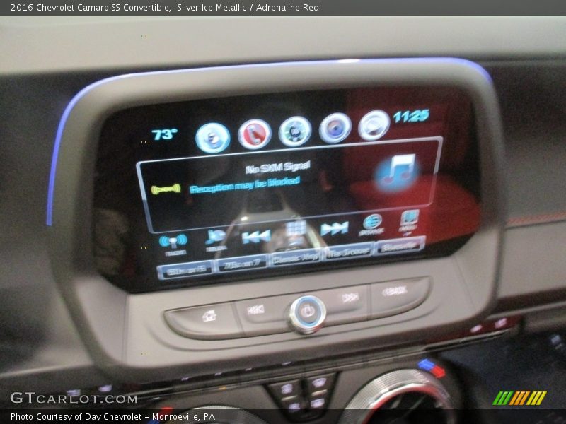 Silver Ice Metallic / Adrenaline Red 2016 Chevrolet Camaro SS Convertible