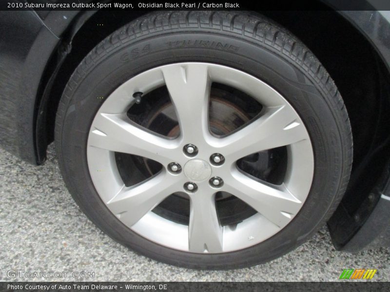 Obsidian Black Pearl / Carbon Black 2010 Subaru Impreza Outback Sport Wagon