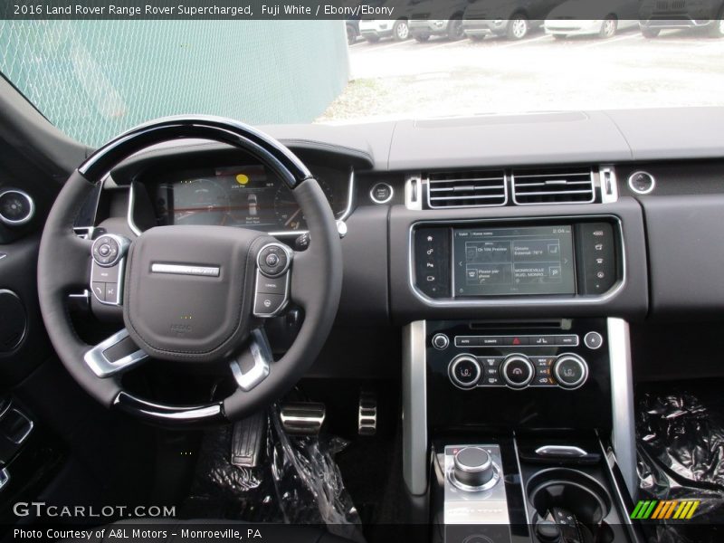 Fuji White / Ebony/Ebony 2016 Land Rover Range Rover Supercharged