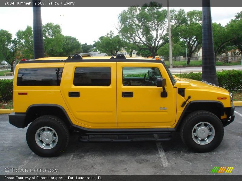 Yellow / Ebony 2004 Hummer H2 SUV