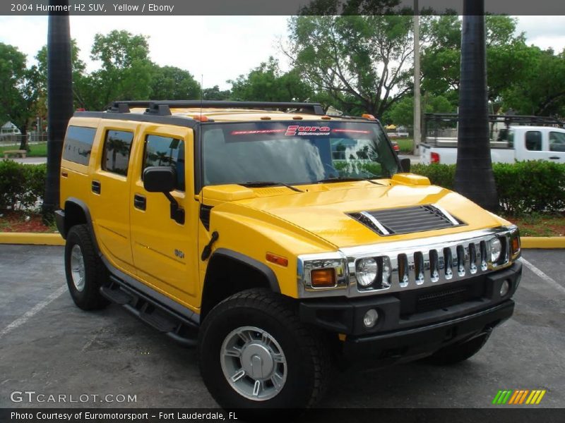 Yellow / Ebony 2004 Hummer H2 SUV