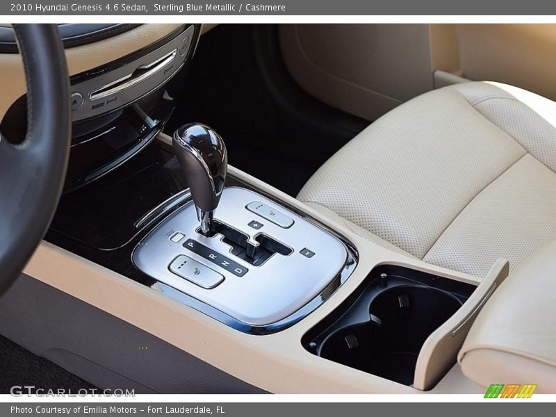 Sterling Blue Metallic / Cashmere 2010 Hyundai Genesis 4.6 Sedan