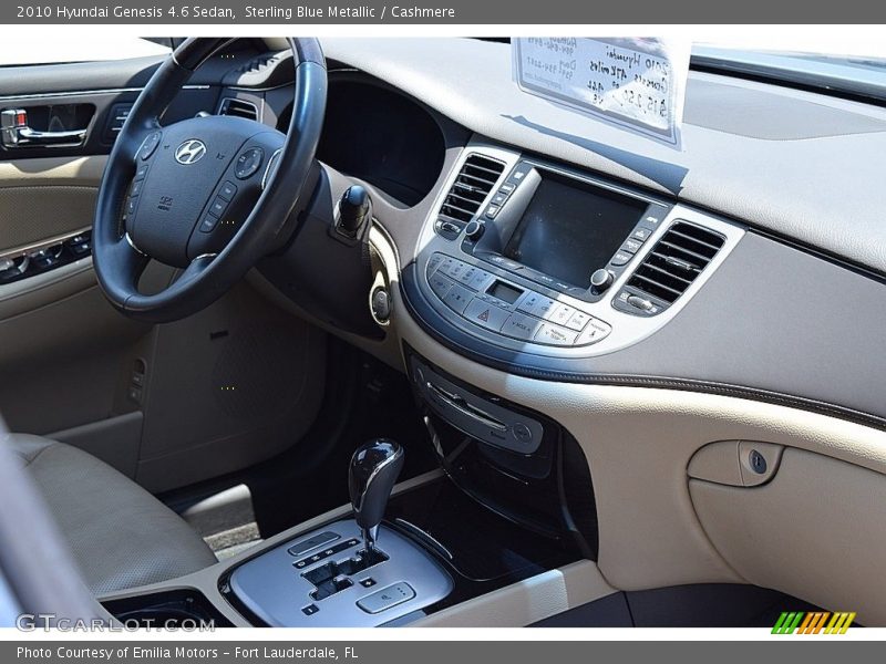 Sterling Blue Metallic / Cashmere 2010 Hyundai Genesis 4.6 Sedan