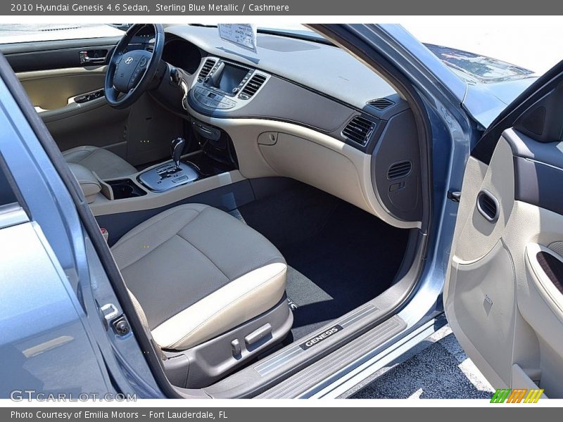 Sterling Blue Metallic / Cashmere 2010 Hyundai Genesis 4.6 Sedan