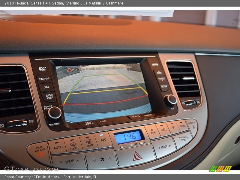 Sterling Blue Metallic / Cashmere 2010 Hyundai Genesis 4.6 Sedan