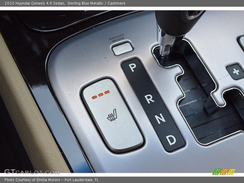 Sterling Blue Metallic / Cashmere 2010 Hyundai Genesis 4.6 Sedan