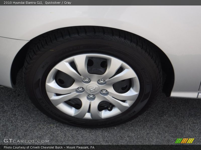 Quicksilver / Gray 2010 Hyundai Elantra GLS
